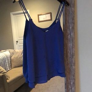 Navy Blue Tank Top